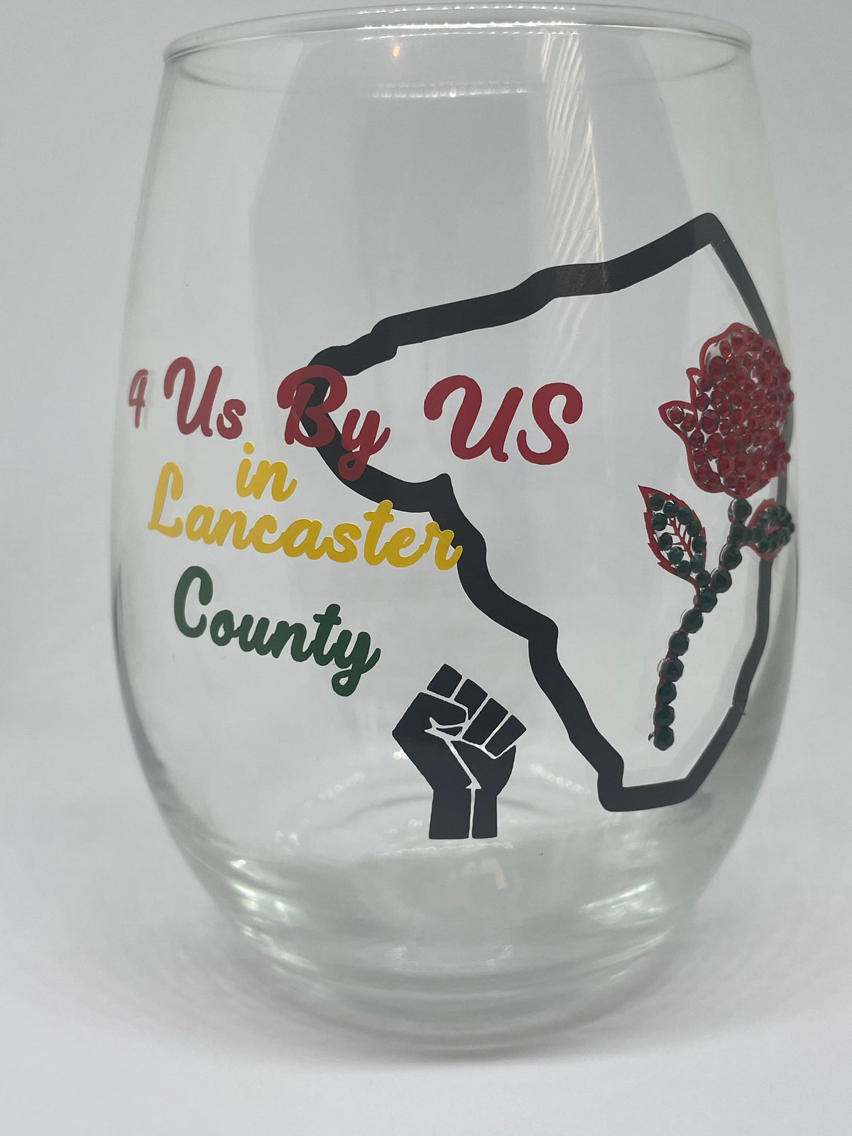 4 Us By Us in Lancaster County- Wine Glass 21oz or ceramic mug image 0